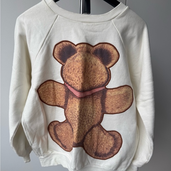 R13 White Teddy Bear Sweatshirt - Picture 12 of 12